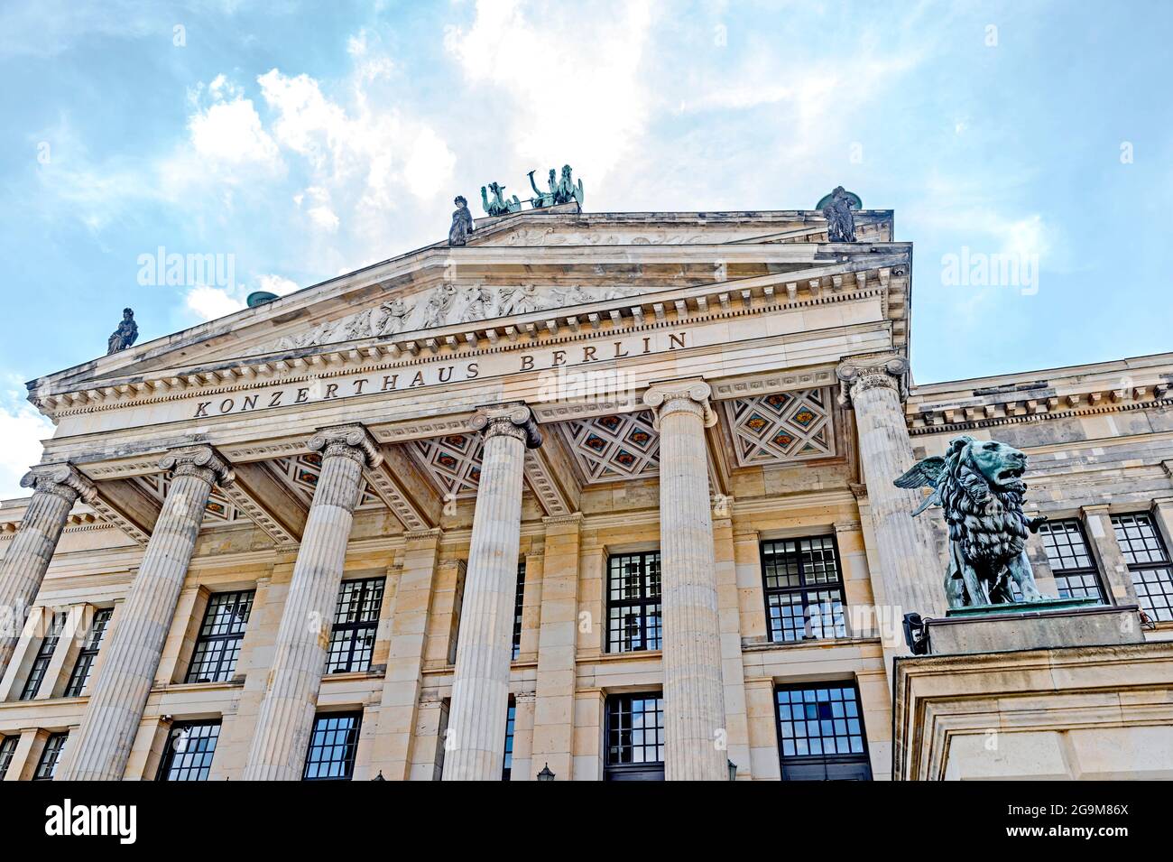 Berlin Mitte, Gendarmenmarkt, Konzerthaus; former Preußisches Staatstheater, Schauspielhaus Stock Photo