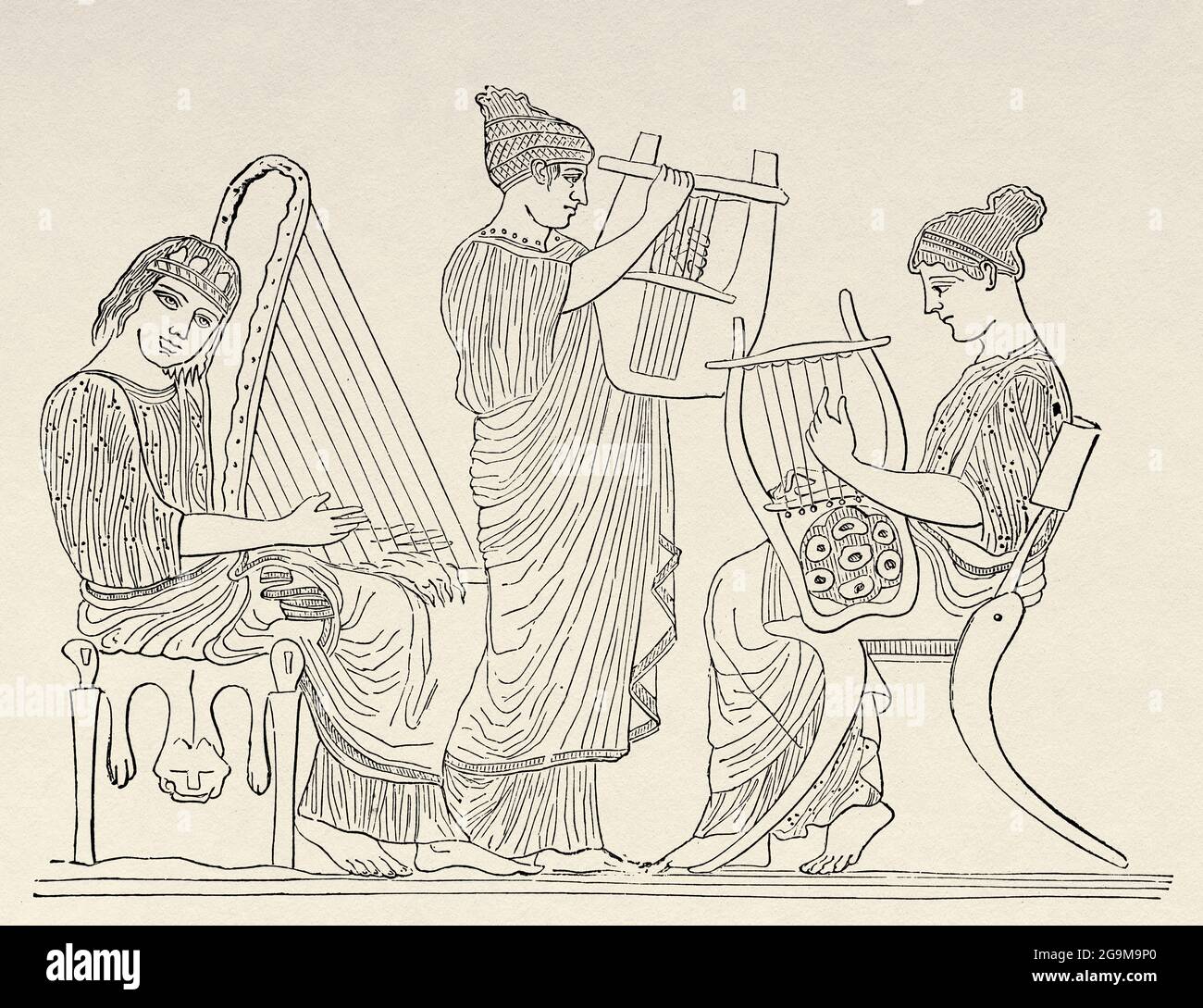 Greek vase music hi-res stock photography and images - Alamy