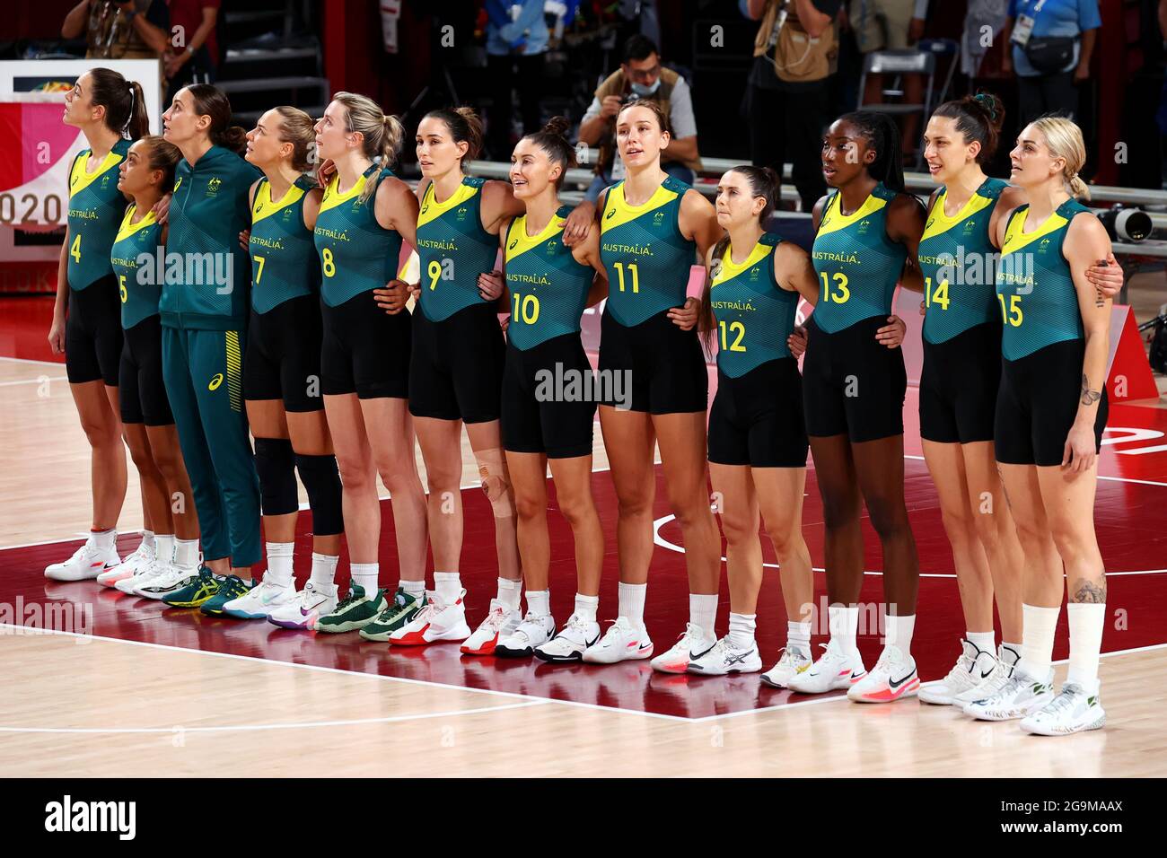 Tokyo 2020 Olympics - Basketball - Women - Group C - Australia v Belgium -  Saitama Super Arena, Saitama, Japan - July