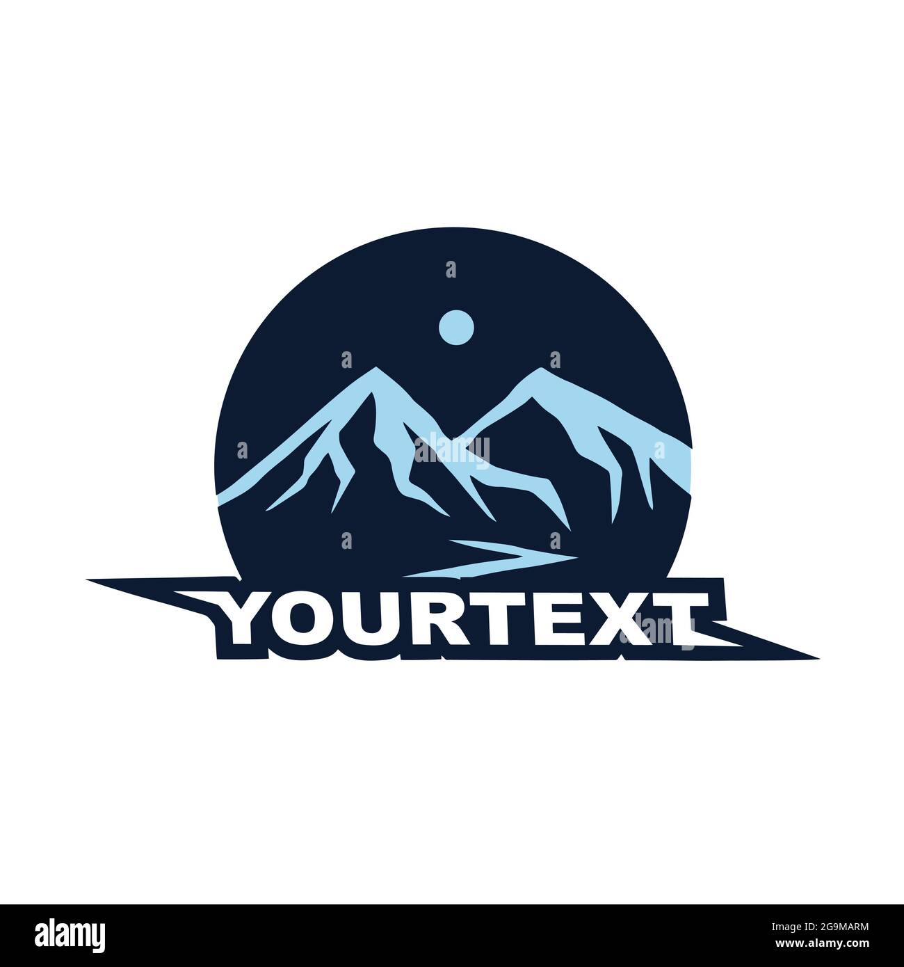 Mountain Adventure Expedition Camping Logo Design Template Vector Stock Vector