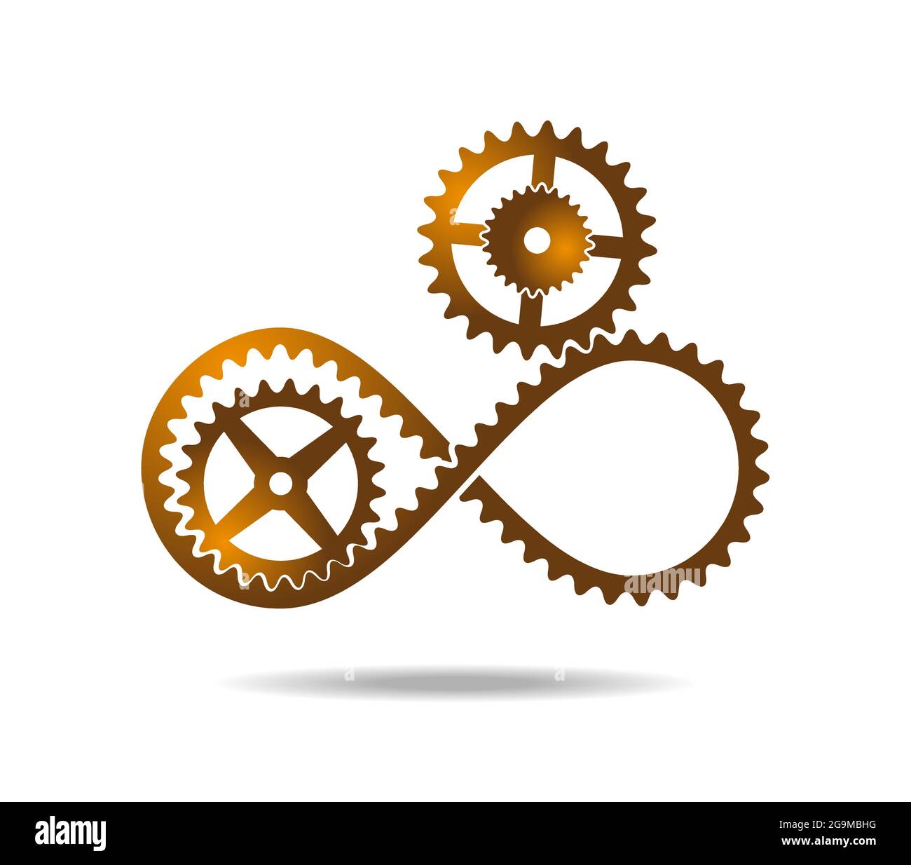 Interlocking Gears Vector