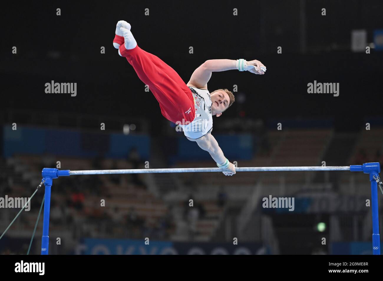 Tokyo, Japan. 26th July, 2021. Nils DUNKEL (GER), action bar
