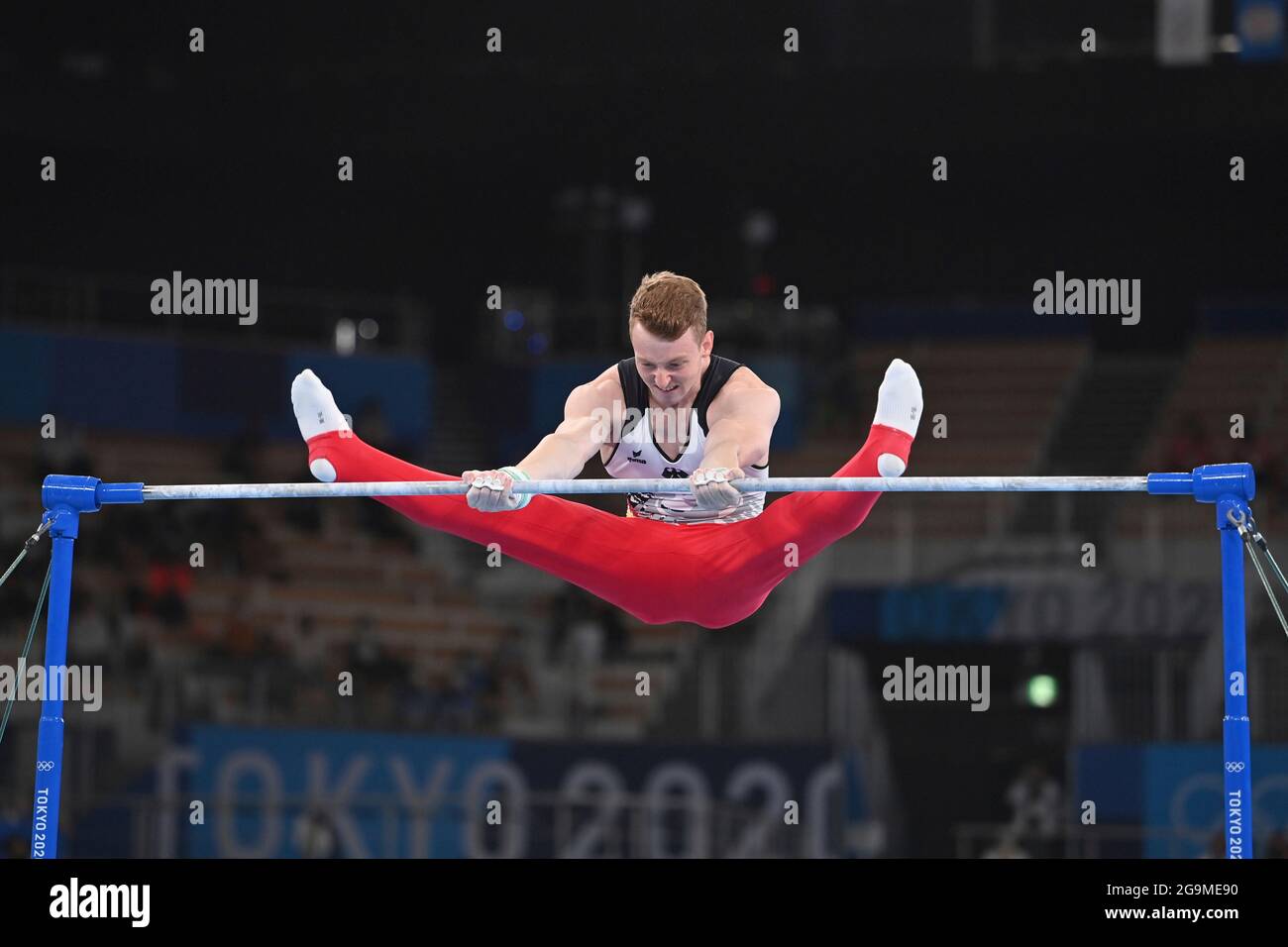 Tokyo, Japan. 26th July, 2021. Nils DUNKEL (GER), action bar