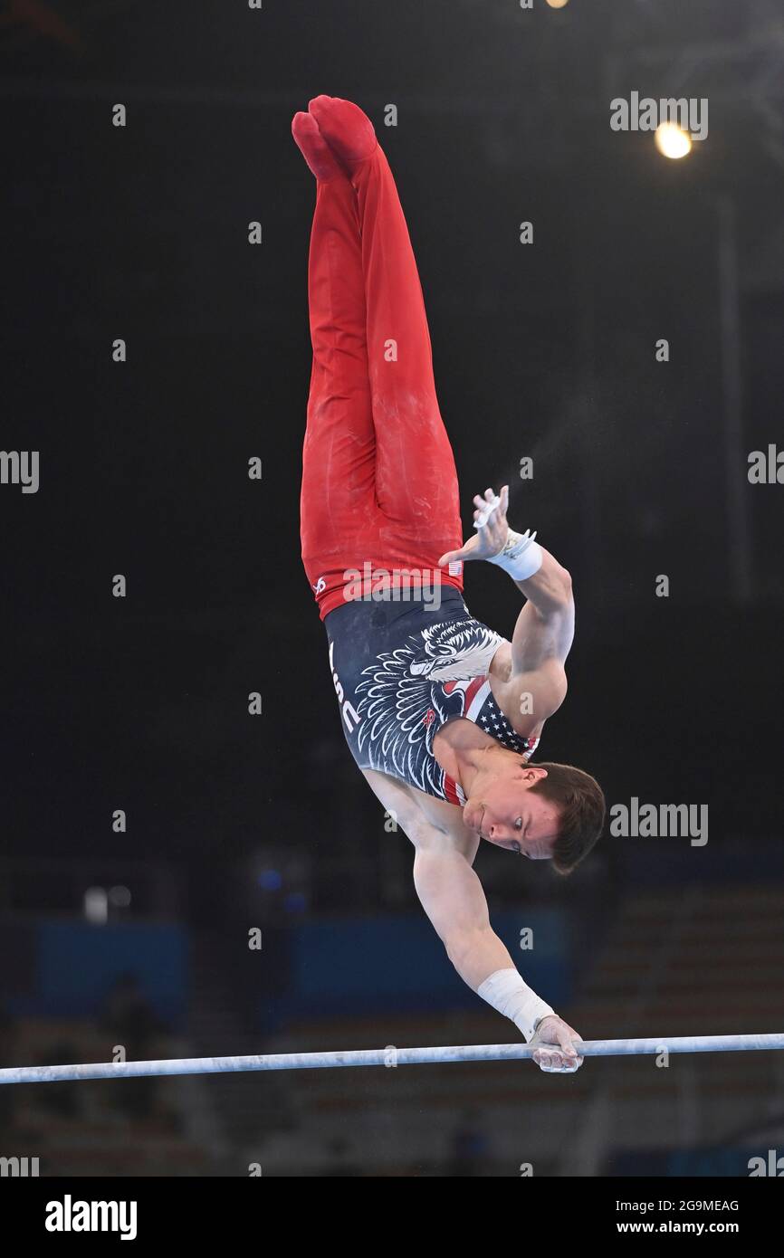 Tokyo Japan 26th July 21 Brody Malone Usa Action Bar Horizontal Bar Gymnastics Gymnastics All Around Men Artistic Gymnastics Menos Team Ariake Gymnastics Center Olympic Summer Games From 23 07 08 08 21 Tokyo Japan 26th July 21 Brody Malone Usa Action Bar Horizontal Bar Gymnastics Gymnastics All Around Men Artistic Gymnastics Menos Team Ariake Gymnastics Center Olympic Summer Games From 23 07 08 08 21