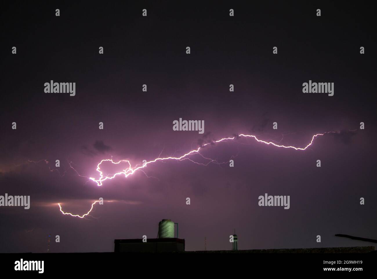 Thunder and lightning Stock Photo Alamy