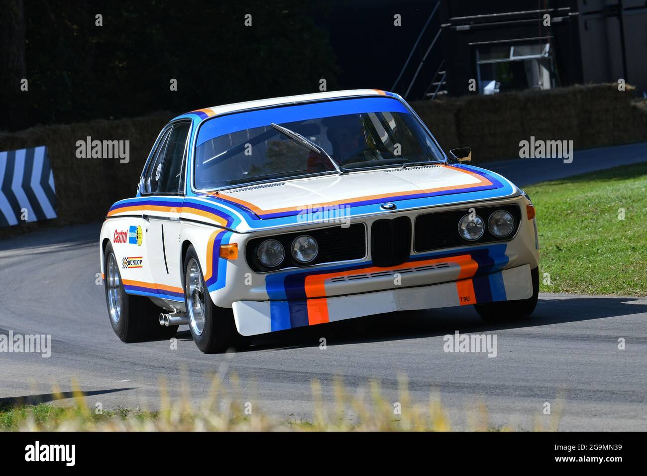 Alex Elliott, BMW 3 litre CSL, Batmobile, Great All-Rounders - Jacky Ickx, The Maestros - Motorsport's Great All-Rounders, Goodwood Festival of Speed, Stock Photo