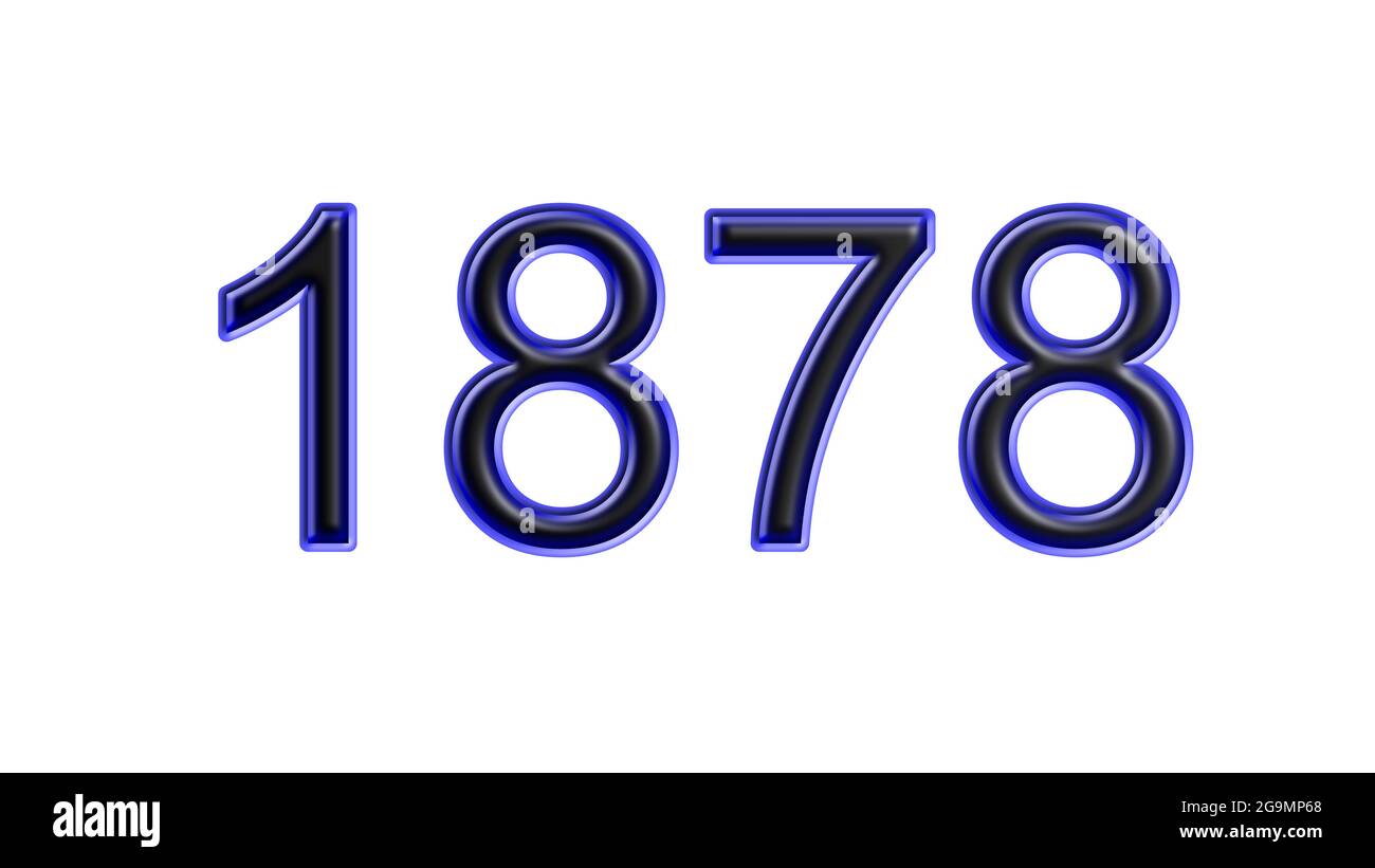 1878 number hi-res stock photography and images - Alamy