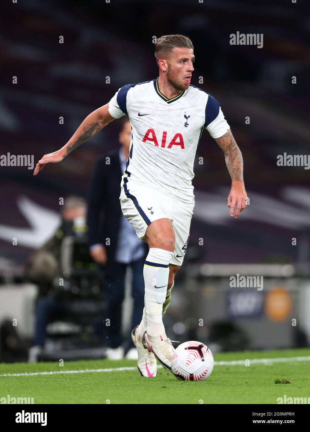 File photo dated 01/10/20 of Tottenham Hotspur's Toby Alderweireld who has joined Qatari side Al-Duhail. The 32-year-old Belgium international had two years left on his contract but was keen to leave this summer and has moved to the Middle East for a fee believed to be £13million. Issue date: Tuesday July 27, 2021. Stock Photo