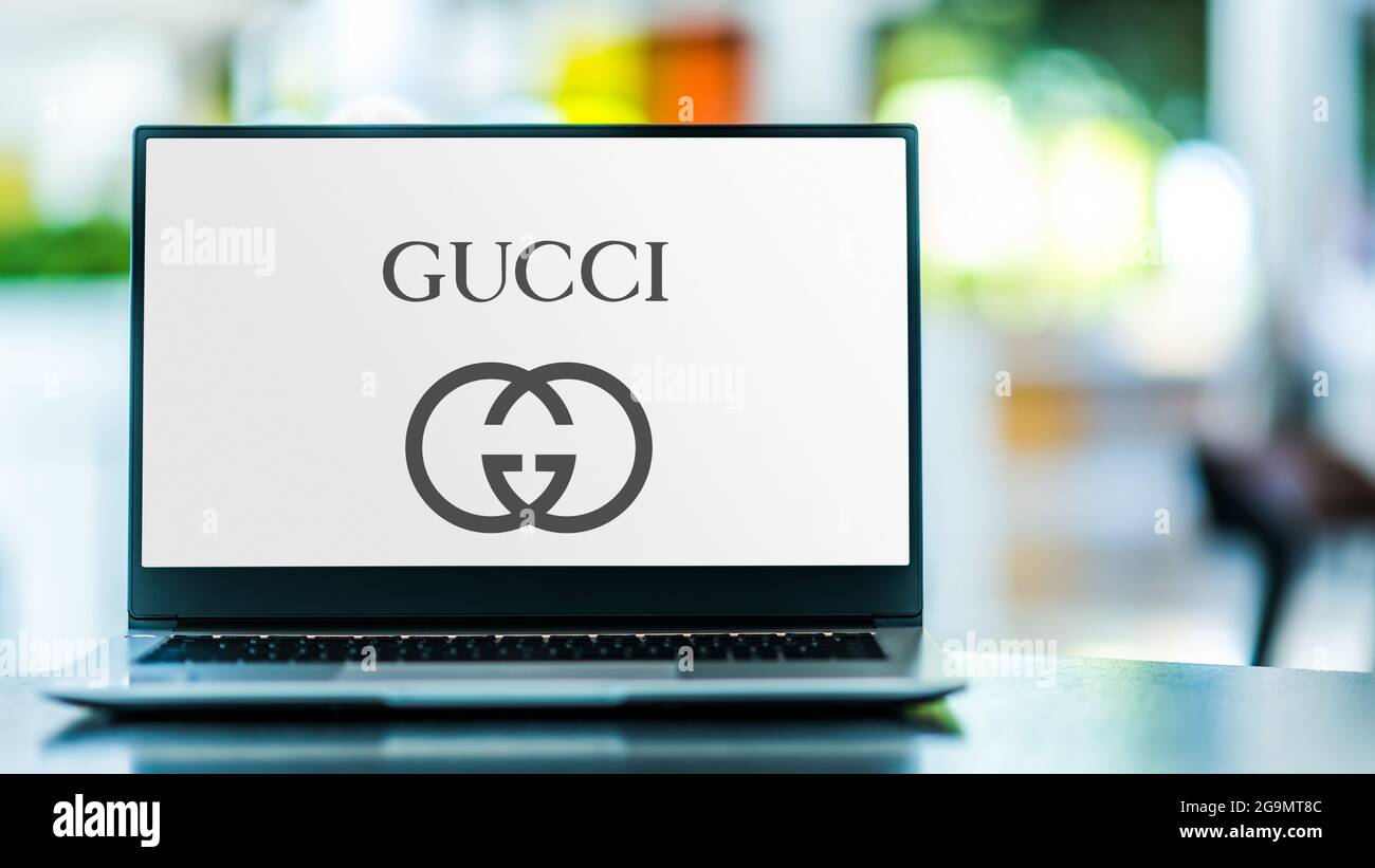 POZNAN, POL - JUN 12, 2021: Laptop computer displaying logo of Gucci, an  Italian luxury brand of fashion and leather goods Stock Photo - Alamy