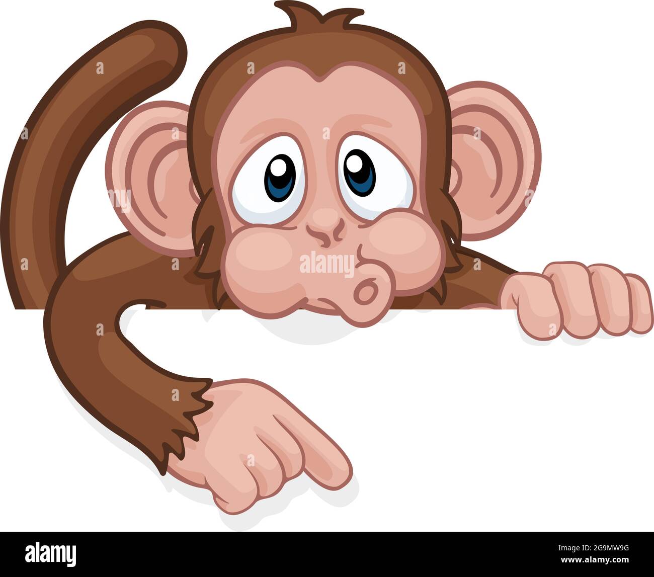 Monkey Cartoon Character Animal Pointing At Sign Stock Vector Image & Art - Alamy Monkey Cartoon Character Animal Pointing At Sign Stock Vector Image & Art - Alamy
