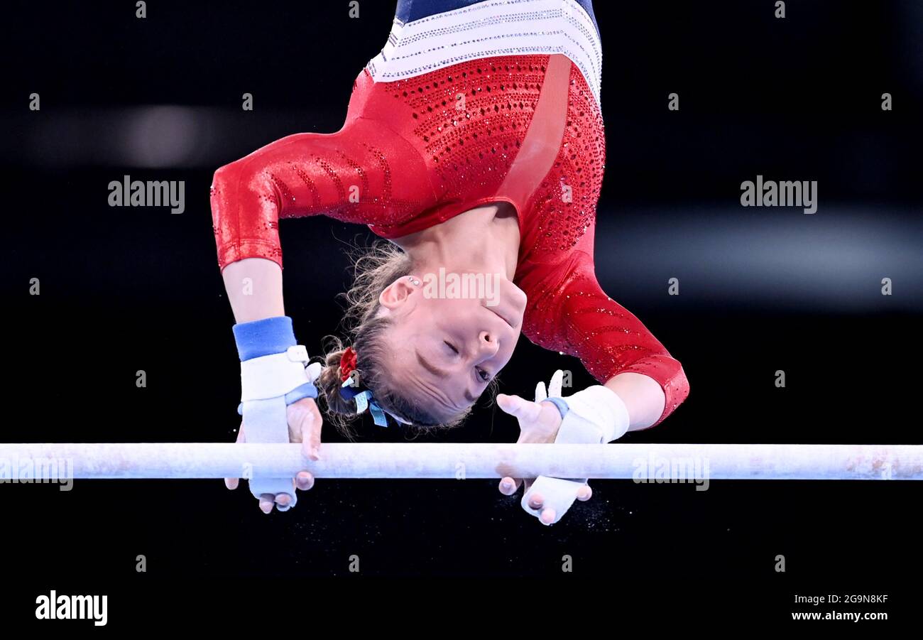 Tokio, Japan. 27th July, 2021. Gymnastics Olympics, team, women, final