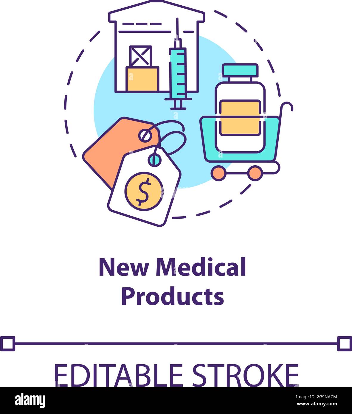 New medical products concept icon Stock Vector Image & Art Alamy