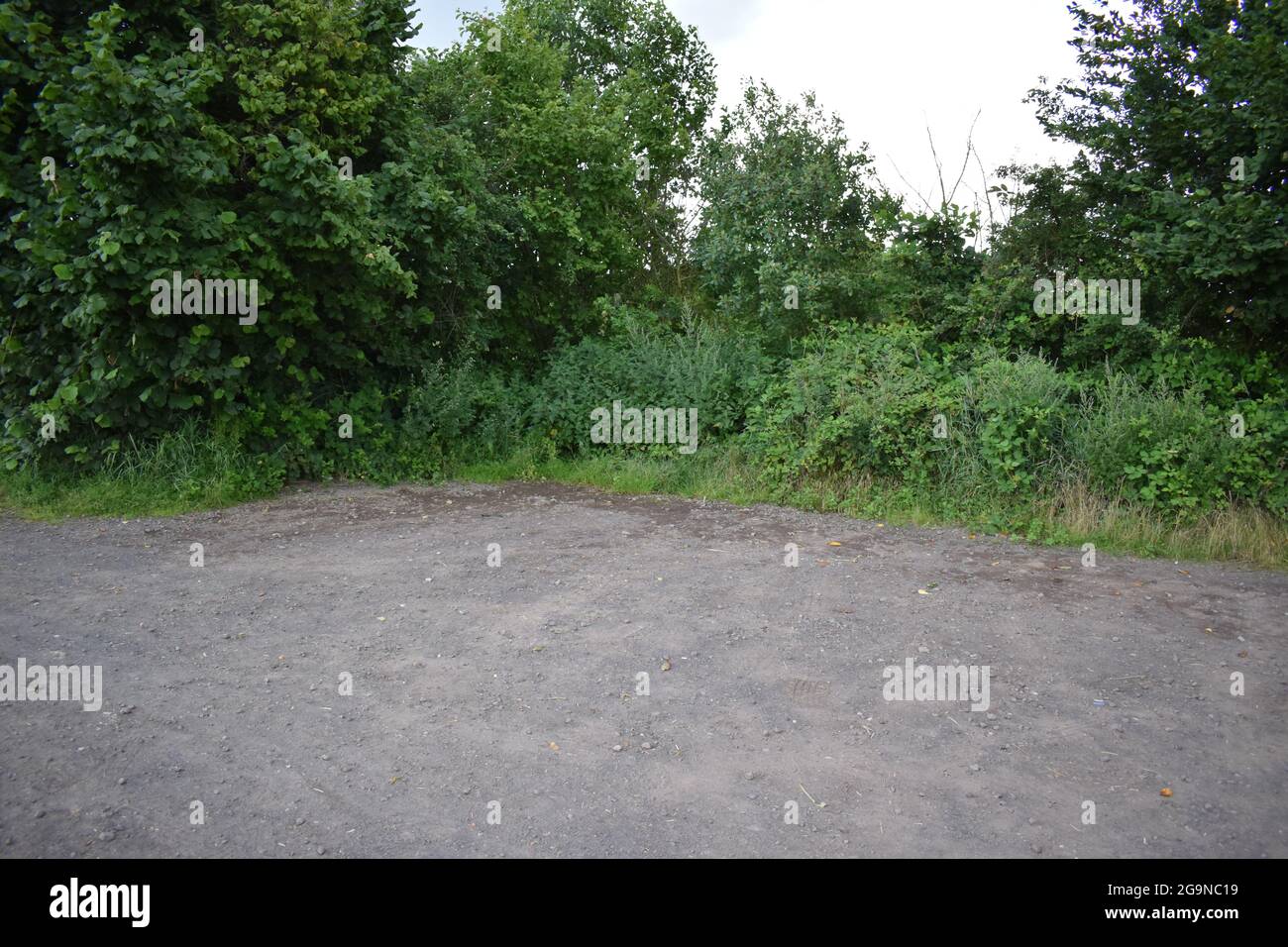 gravel parking lot Stock Photo Alamy
