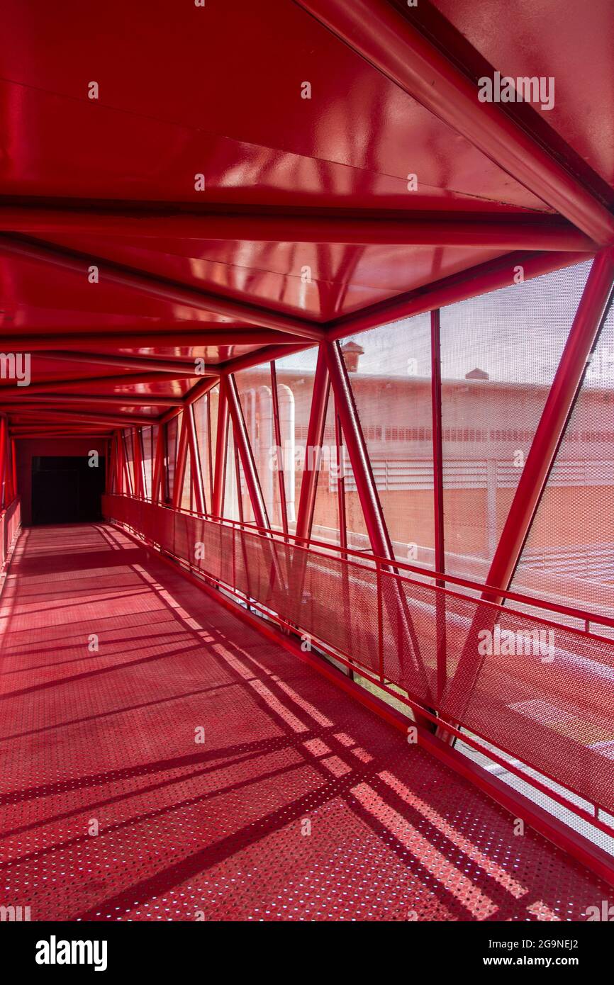 Nestle factory Brazil  Chocolate factory, public visitation structure and Nestlé Museum in the city of Caçapava, interior of São Paulo, Brazil Stock Photo