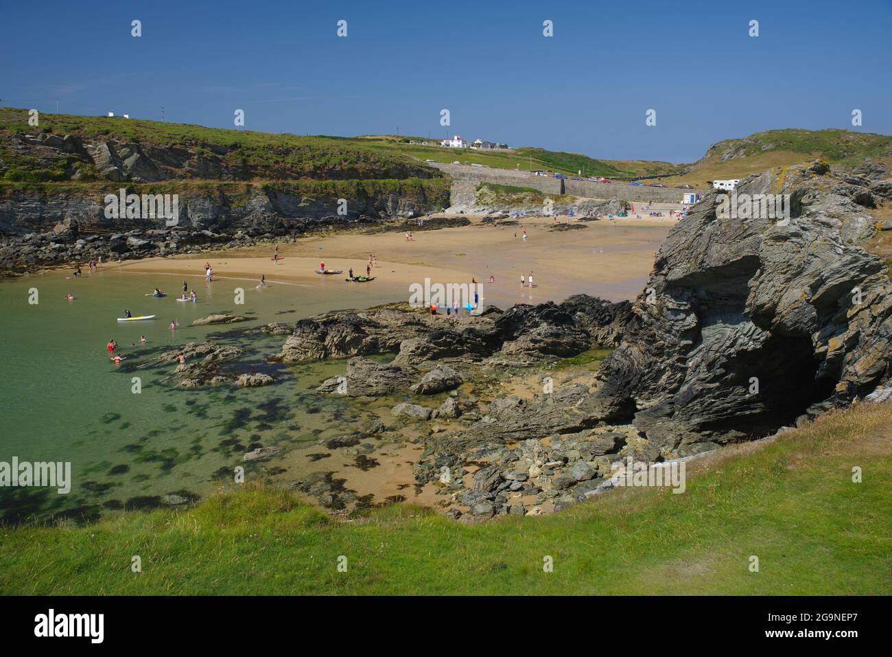Porth Dafarch, Anglesey Stock Photo Alamy