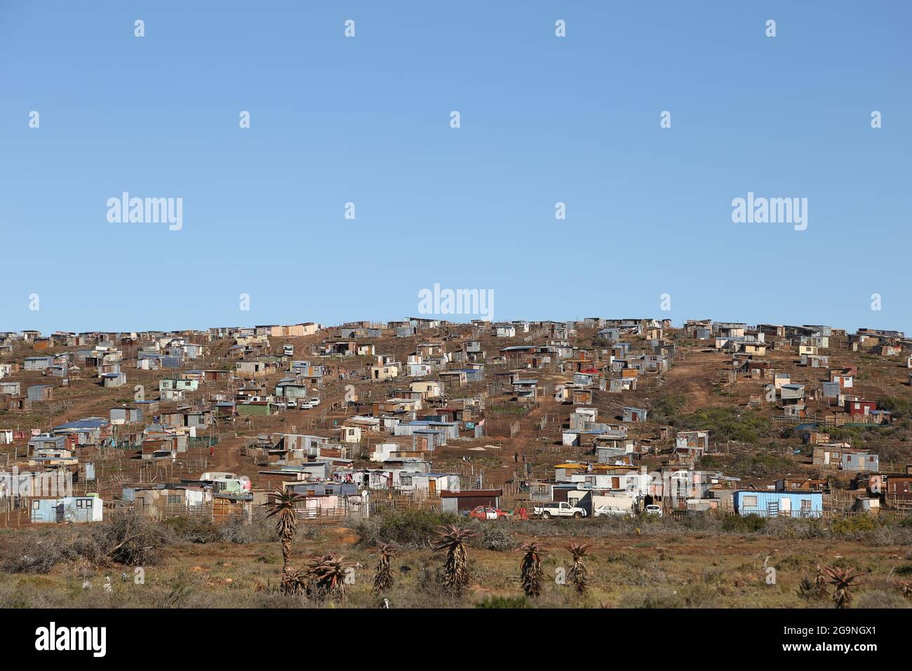 GQEBERHA SOUTH AFRICA Jul 24 2021 An Informal Settlement squatter 
