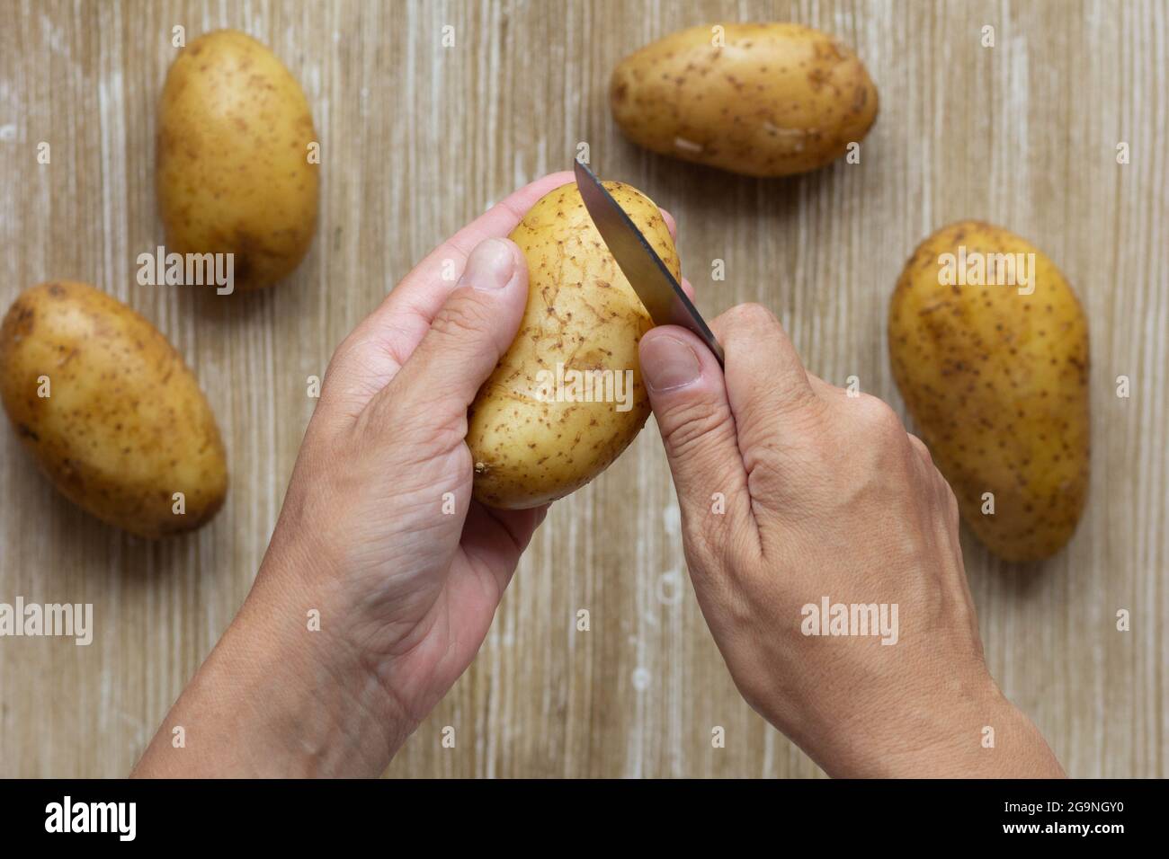 Steam peeling potatoes фото 115