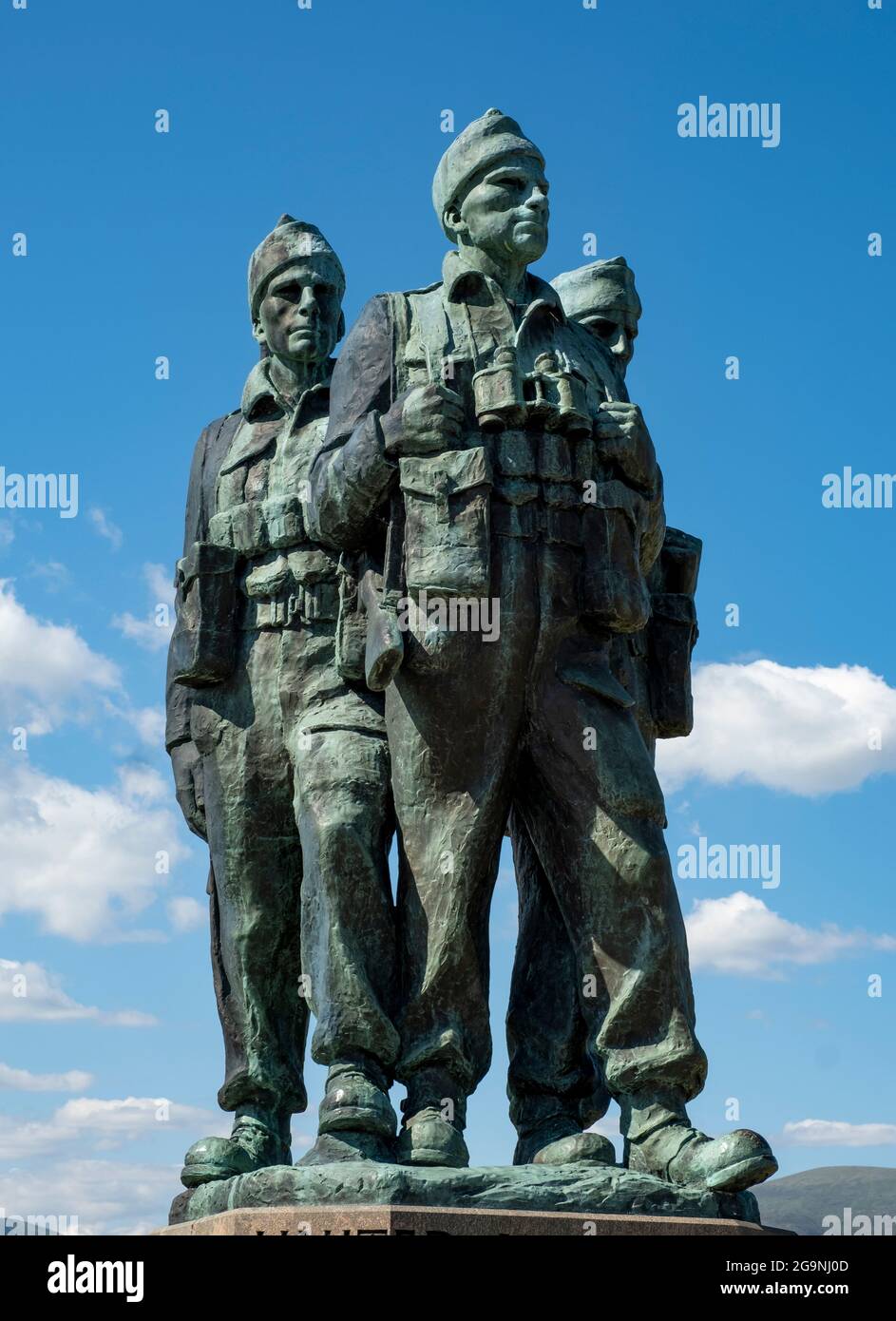 The Commando Memorial, Spean Bridge, Lochaber, Scotland. Stock Photo