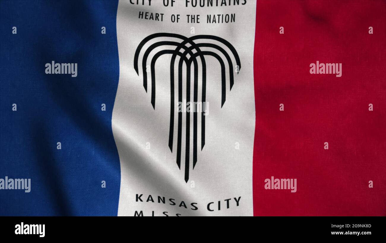 Kansas citian flag hires stock photography and images Alamy