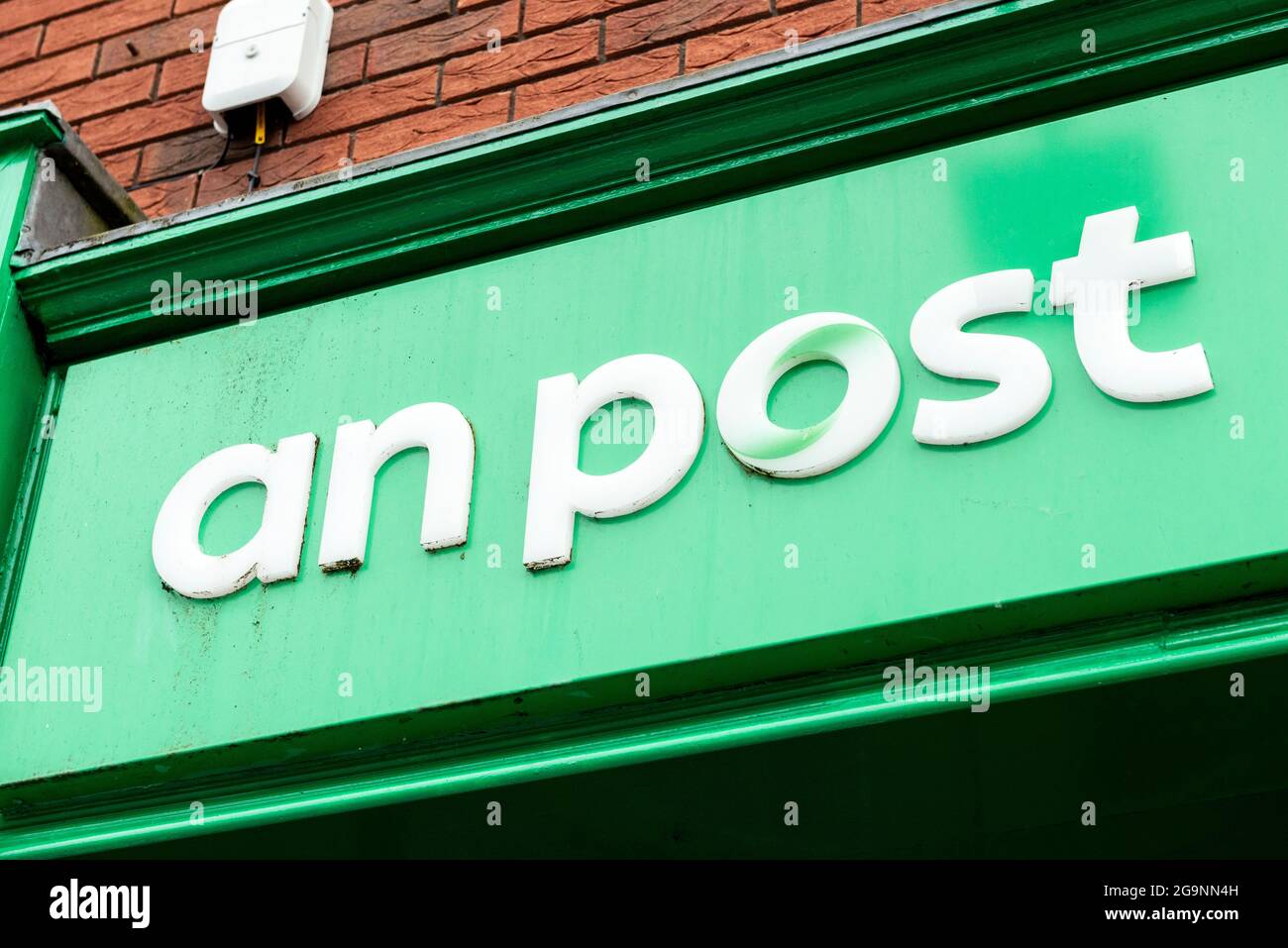 An Post sign, Irish Post Ireland Stock Photo