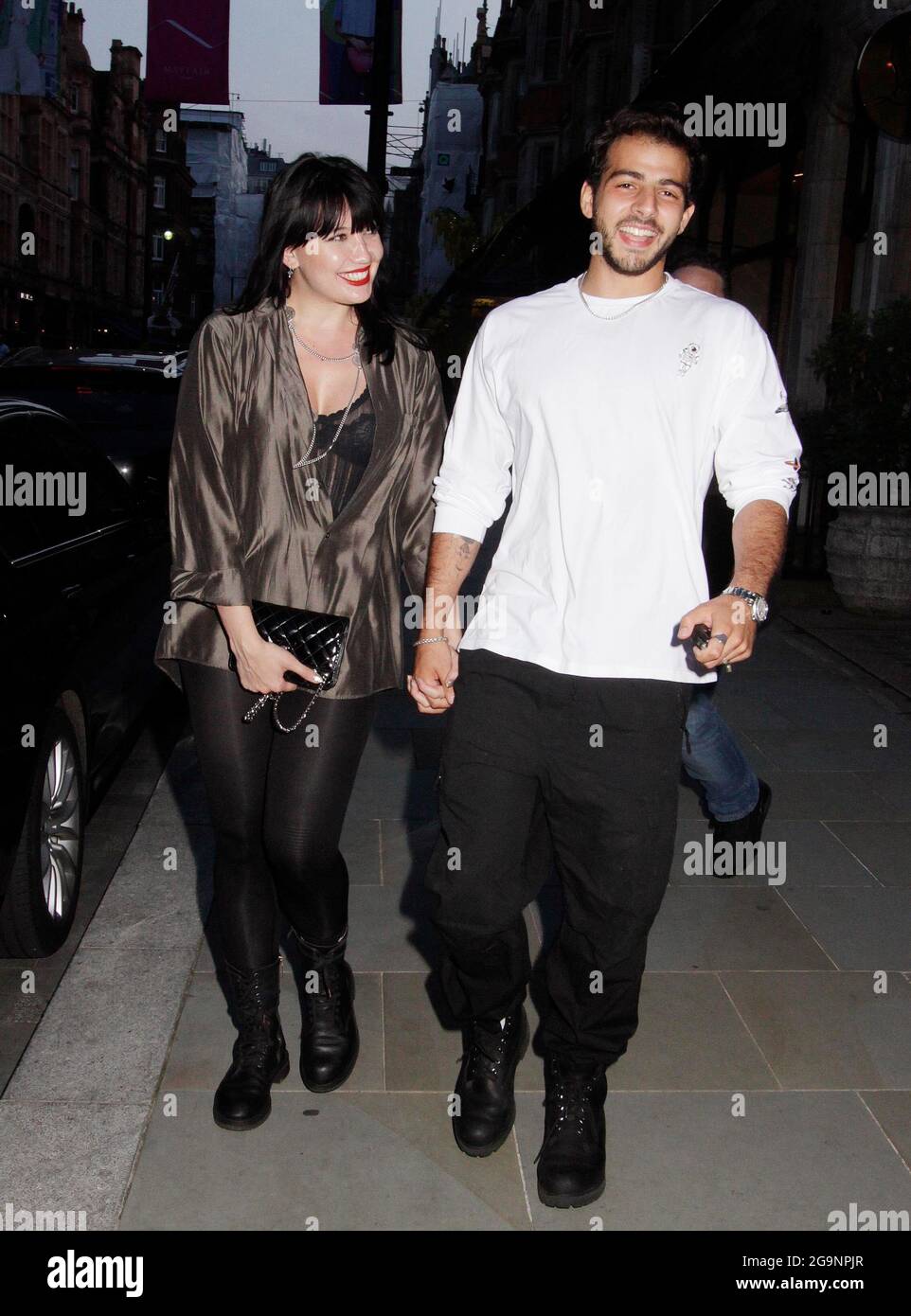 Daisy Lowe and Jordan Saul went to scott’s to eat and they seemed very