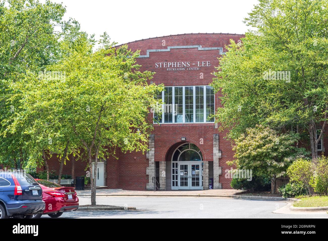ASHEVILLE, NC, USA-22 JULY 2021: The Stephens-Lee Recreation Center  building in an Asheville city park Stock Photo - Alamy