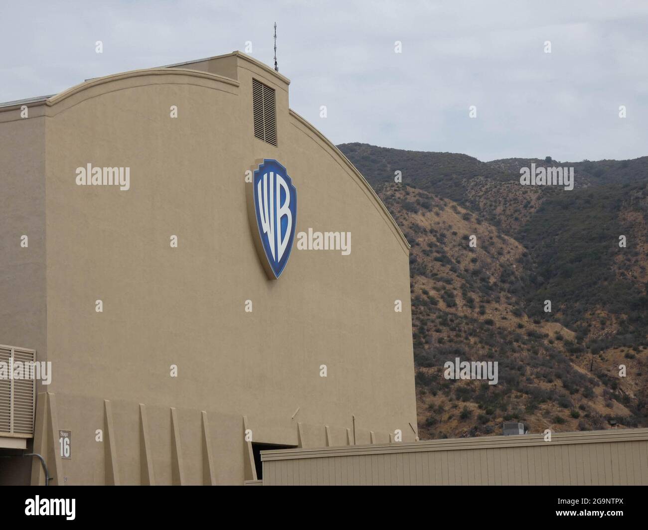 July 26, 2021, California, USA: (NEW) Warner Brothers -- An Iconic Hollywood Studio is in Production Mode Again. July 26, 2021, Burbank, California, USA: One of the ''Big Five'' Mega Studios that form the backbone of the American Film and Television Industry, Warner Brothers Studios is in full production mode again, and regular tours have resumed. With 2020-2021 Warner Bros blockbusters such as Tenet, Godzilla vs Kong, and Mortal Kombat raking in combined HBO Max Streaming as well as theatrical revenues exceeding $1B for the last twelve months, Warner Bros Studios is positioned to lead a roar Stock Photo