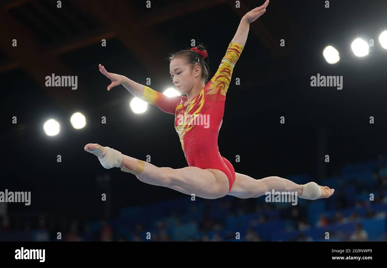 Tokyo, Japan. 27th July, 2021. Zhang Jin of China competes in the