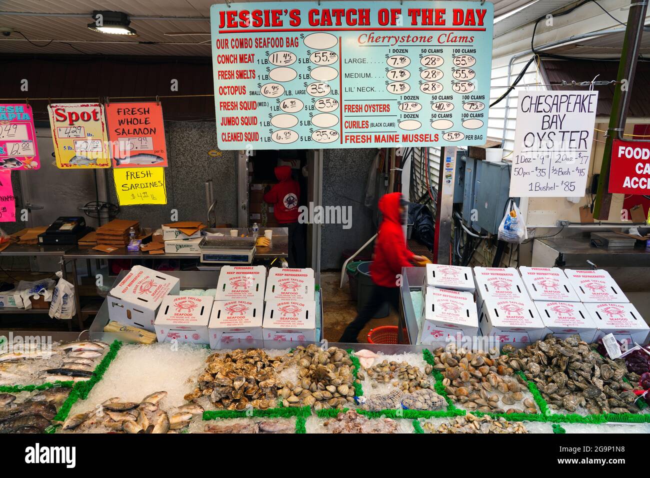 WASHINGTON, DC 1 APR 2021 View of the Municipal Fish Market at The