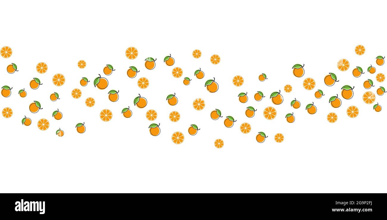 orange fruit background design illustration Template Stock Vector Image