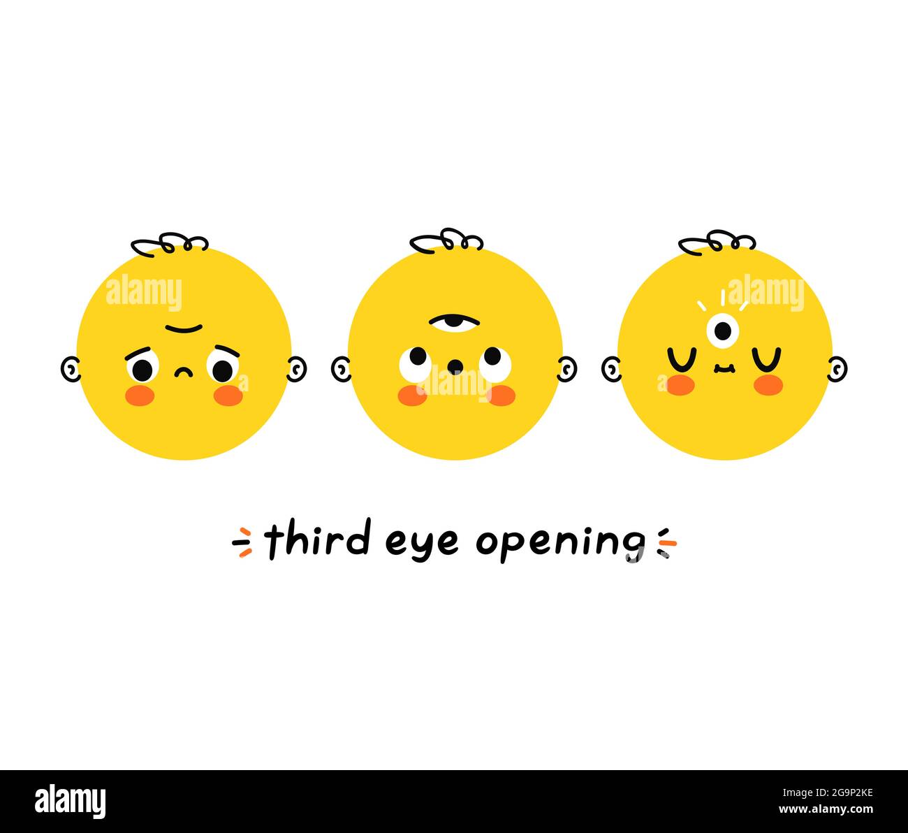 Third eye meditation Cut Out Stock Images Pictures Alamy