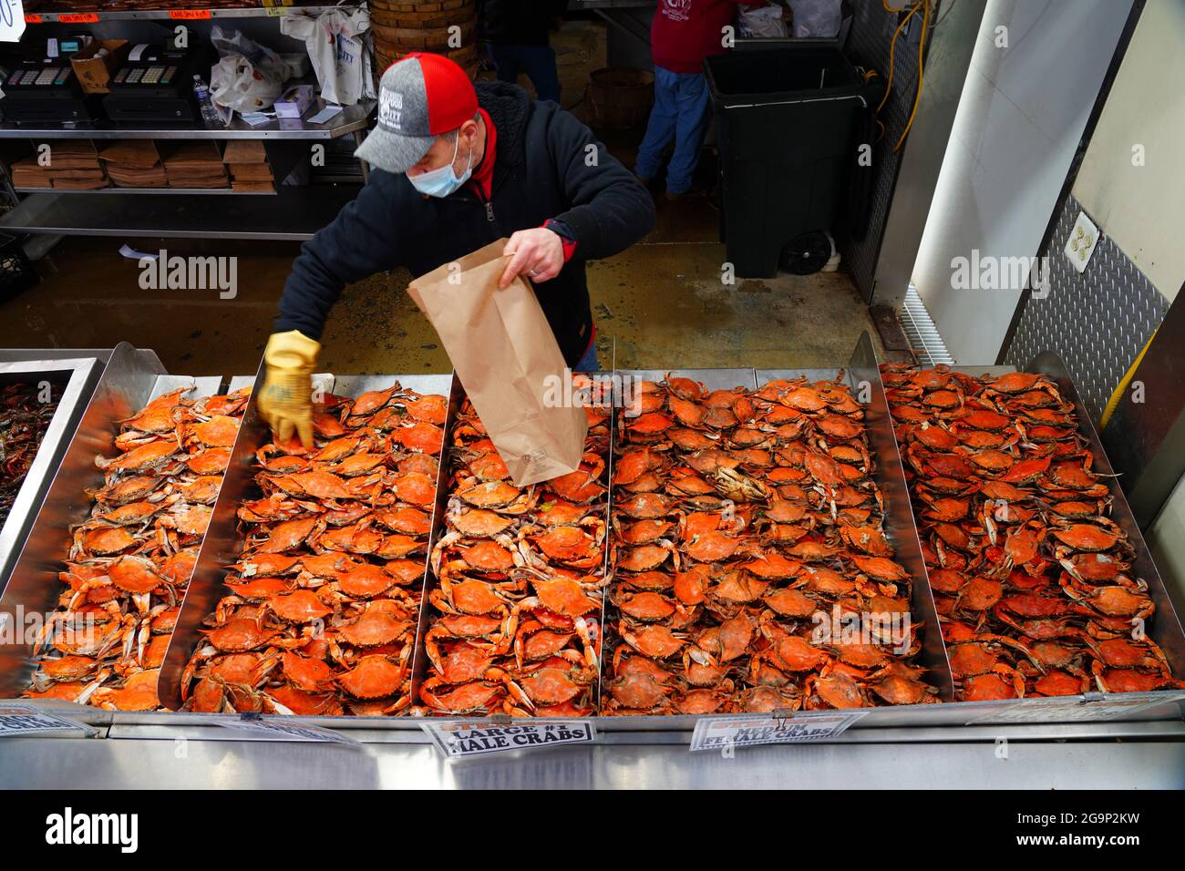 WASHINGTON, DC 1 APR 2021 View of the Municipal Fish Market at The