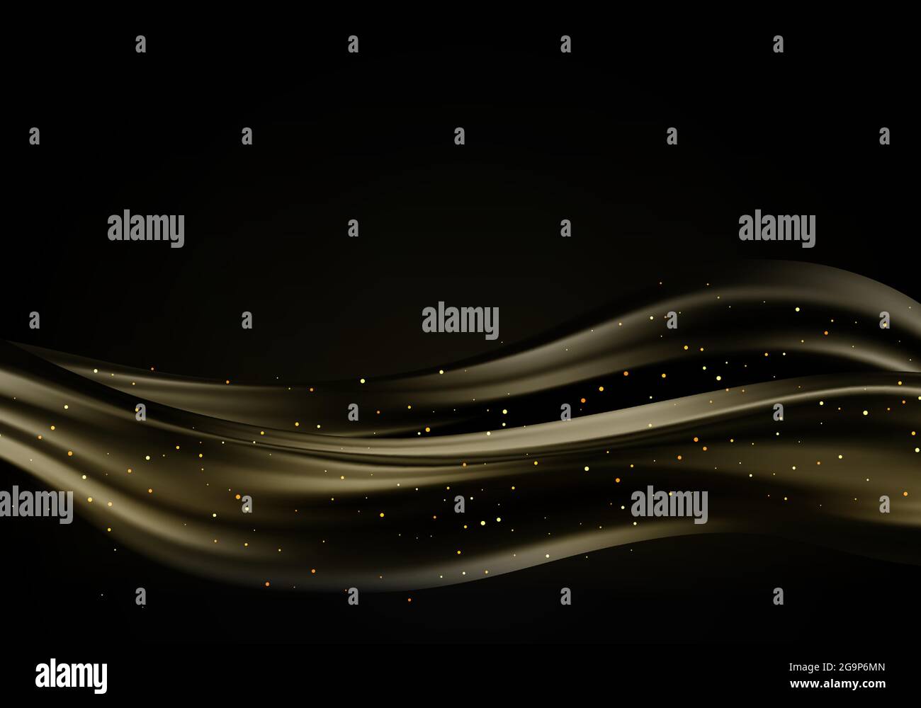 Abstract vector background luxury gold cloth or liquid wave Stock ...