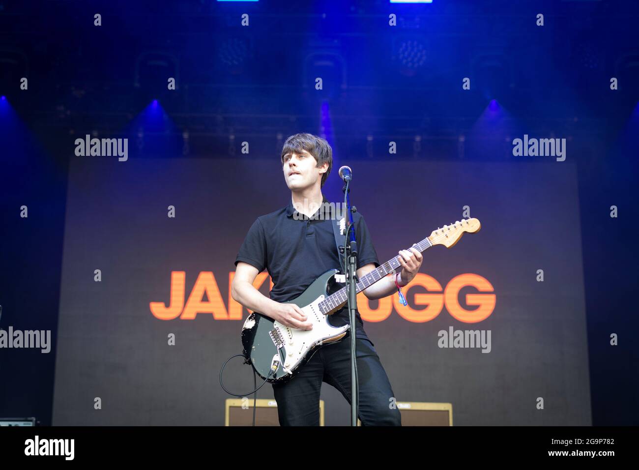 Jake Bugg at Standon Calling music festival 2021 Hertfordshire UK Stock Photo
