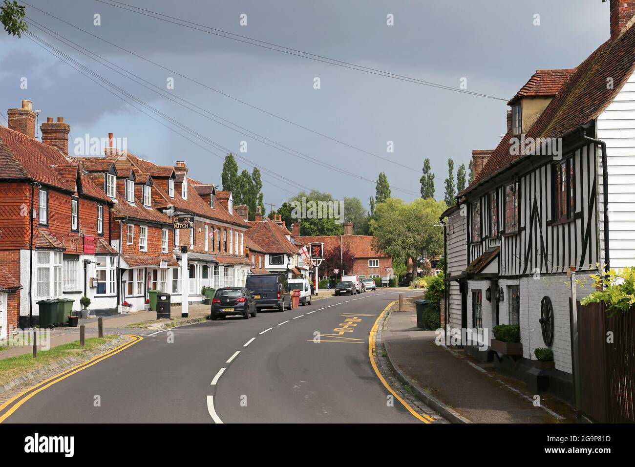 High Street, Biddenden, Kent, England, Great Britain, United Kingdom, Europe Stock Photo