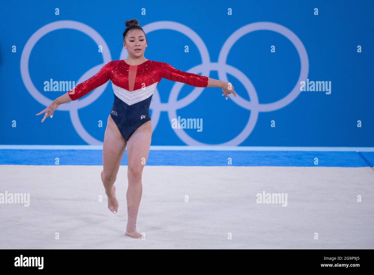 Lee Sunisa Usa Women S Team Final July 27 21 Tokyo Olympic Games At Ariake Gymnastics Centre In Tokyo Japan Credit Enrico Calderoni Aflo Sport Alamy Live News Stock Photo Alamy