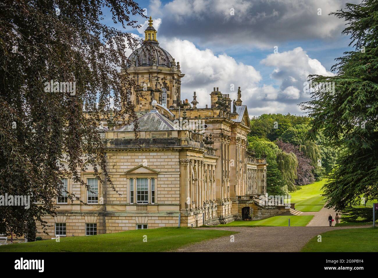 Castle Howard in North Yorkshire, England. Stock Photo