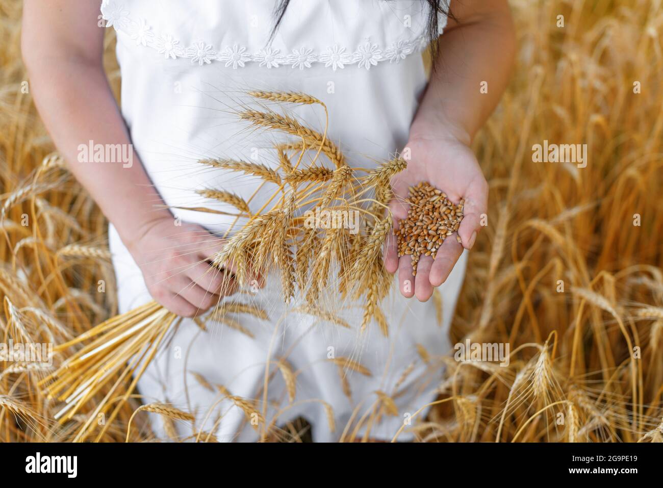 White and gold dress hi-res stock photography and images - Alamy