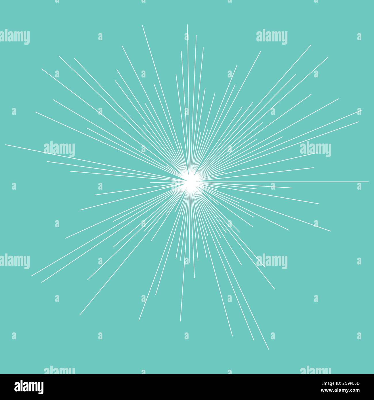 Abstract radial, radiating lines, stripes. Burst lines. Converging ...
