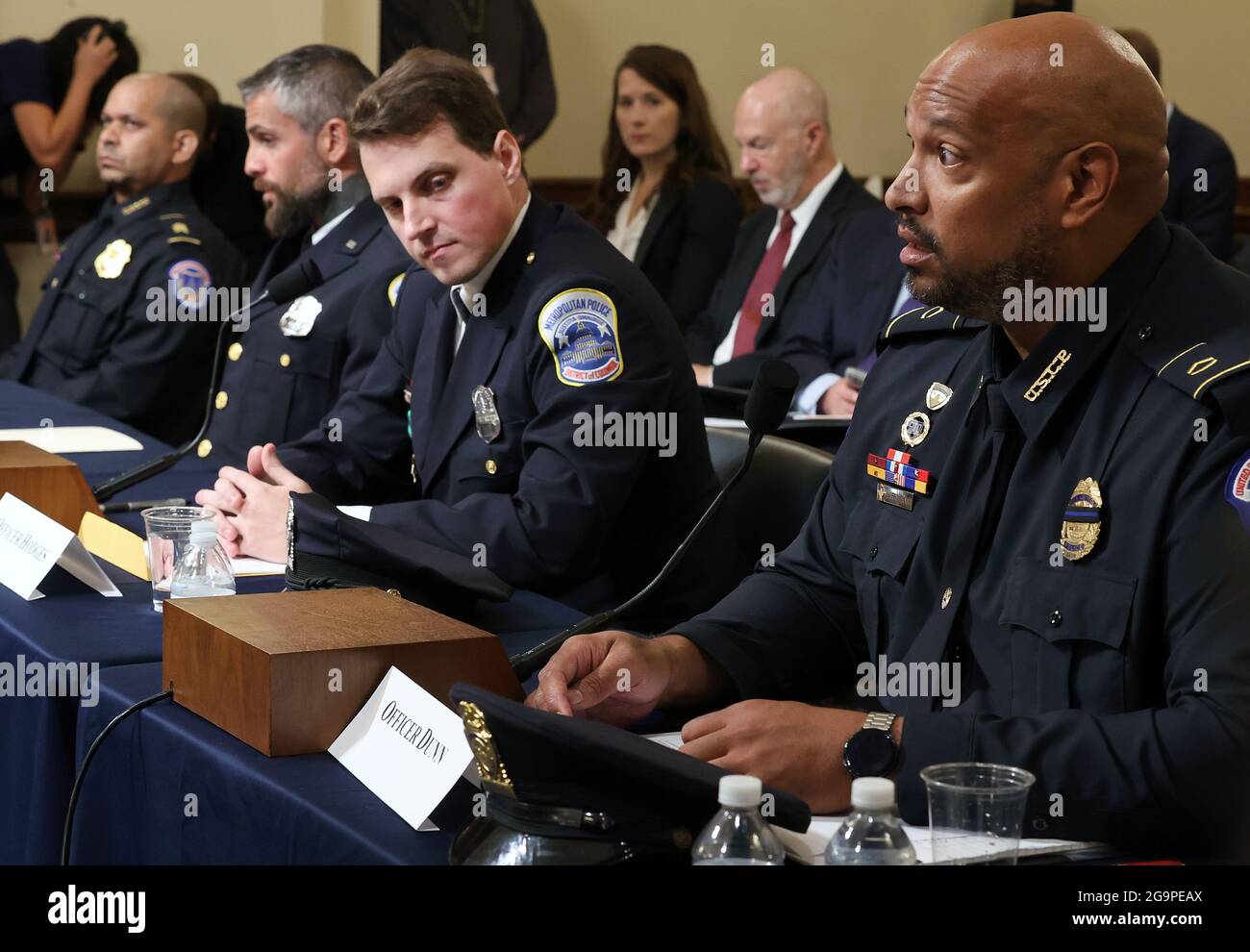 WASHINGTON, DC JULY 27 (RL) U.S. Capitol Police officer Harry Dunn, DC Metropolitan Police