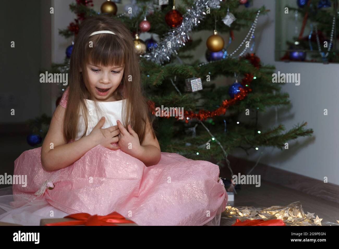 Romantic pink christmas new years hi-res stock photography and images ...
