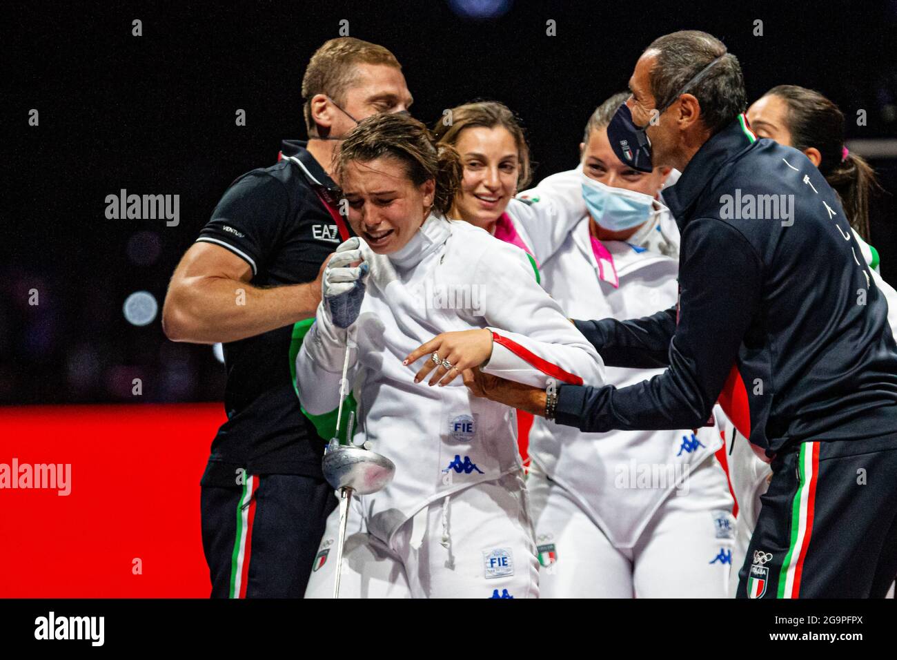 Italy fencing team hires stock photography and images Alamy