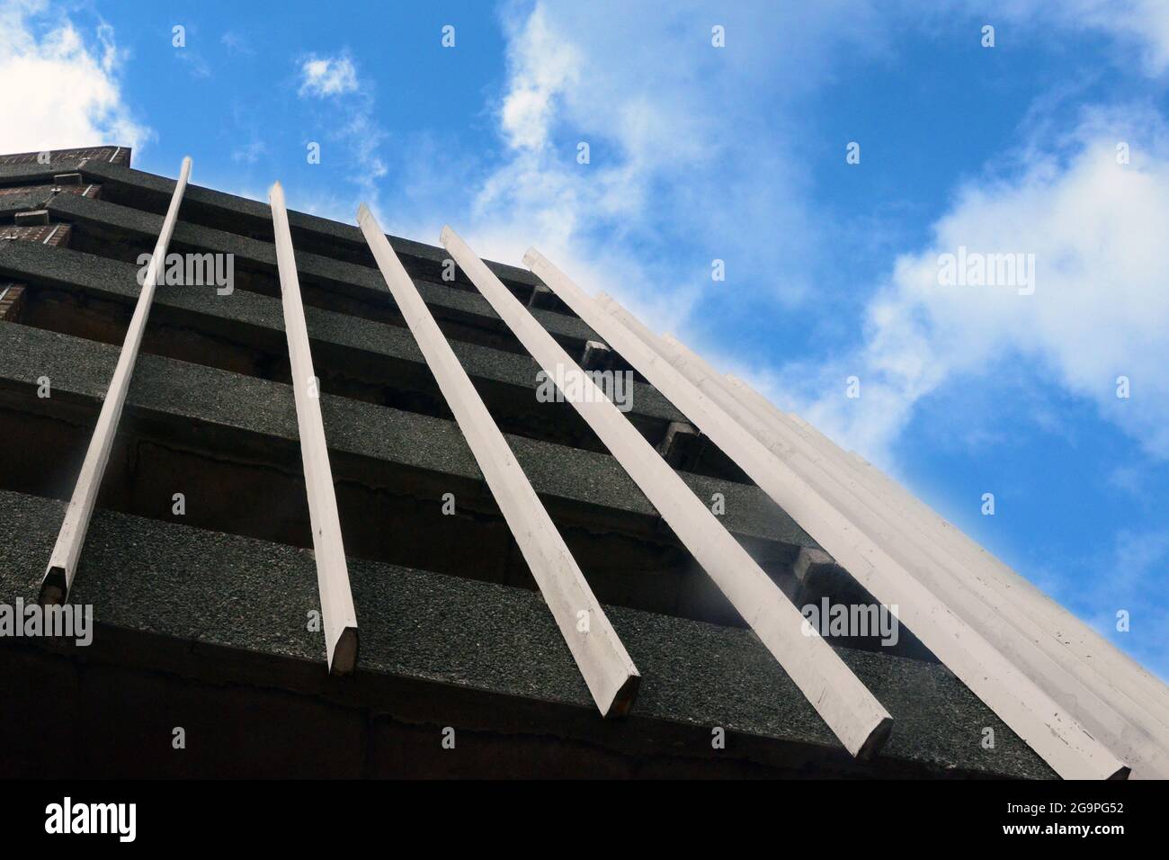 street car park, 1960s brutalist architecture, Kingston upon