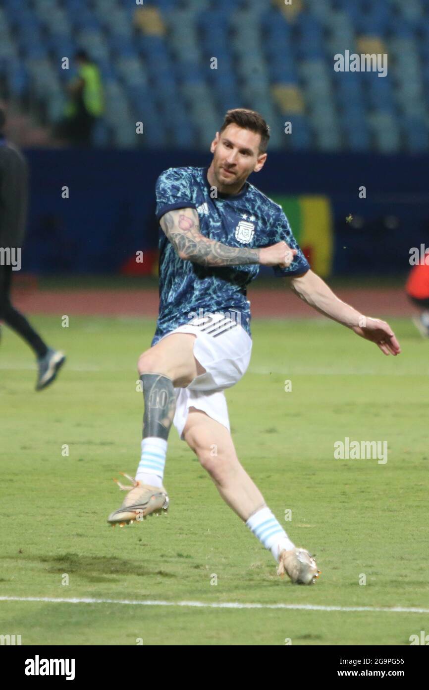 Lionel Messi of Argentina during the Copa America 2021, quarter final