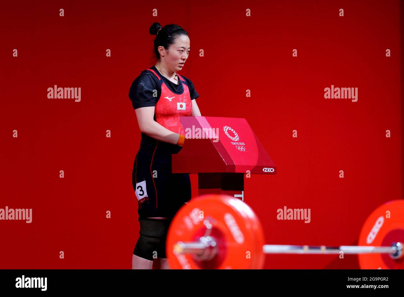 Tokyo, Japan. 27th July, 2021. Mikiko Ando (JPN) Weightlifting : Women ...