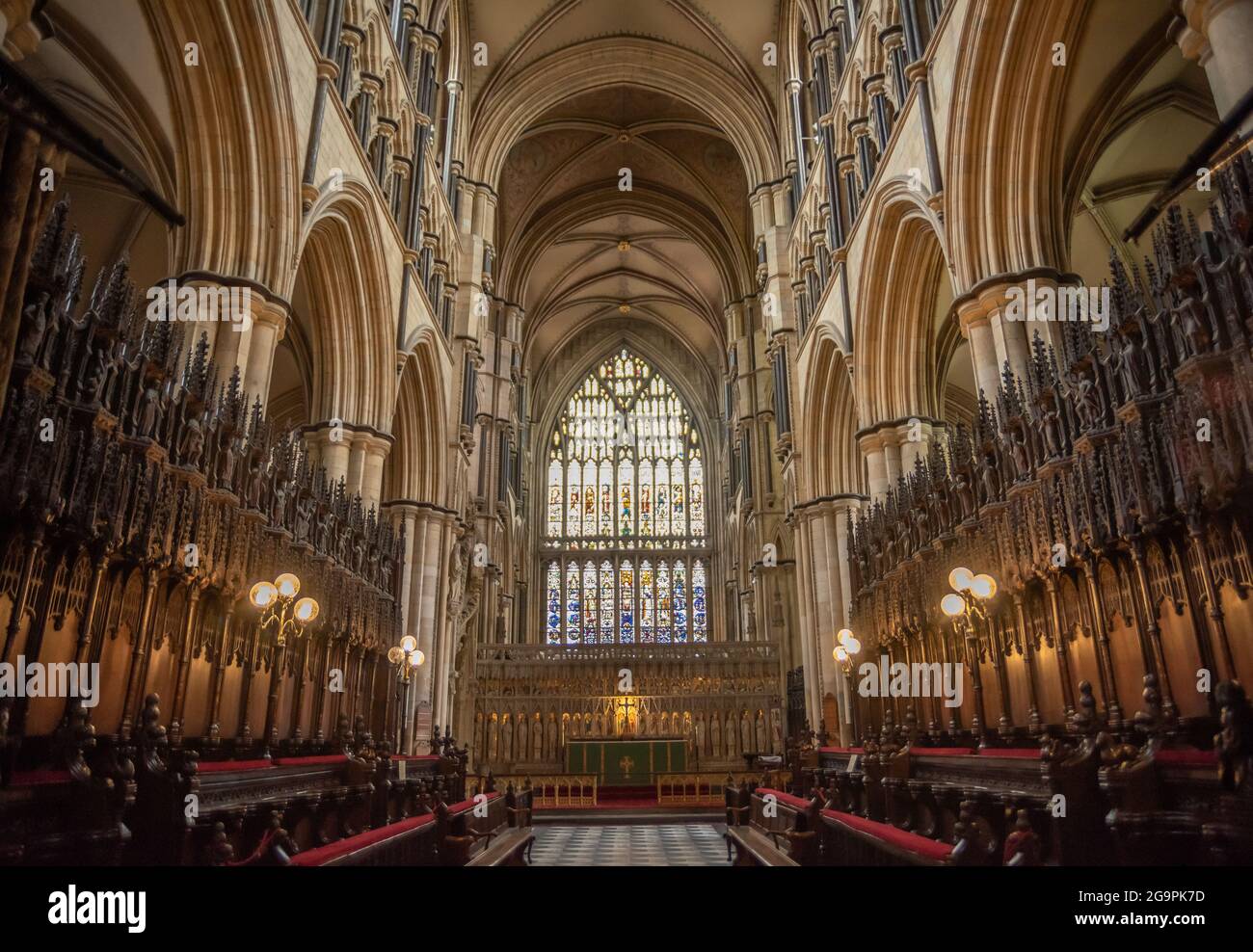 Beverley Minster in East Yorkshire, UK Stock Photo