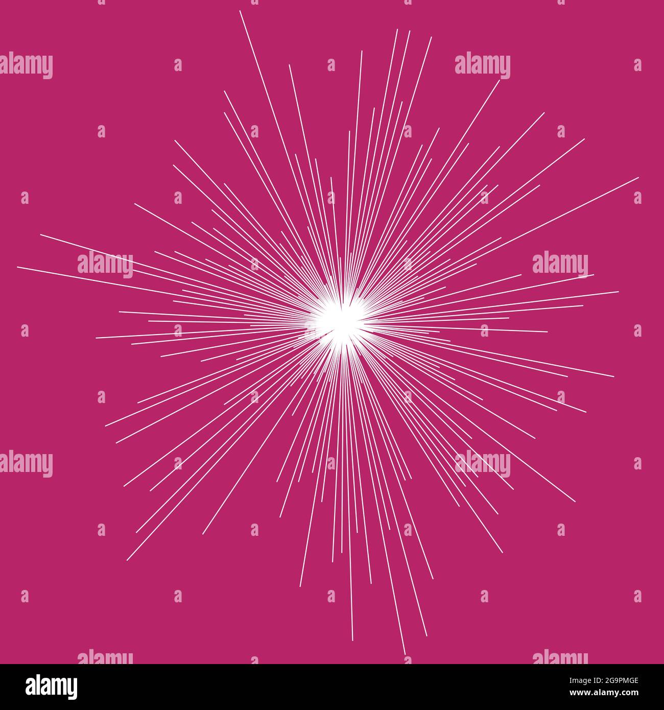 Abstract radial, radiating lines, stripes. Burst lines. Converging ...