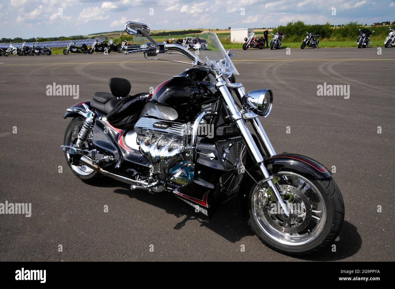 Boss Hoss Motorcycle Meeting Stock Photo - Alamy