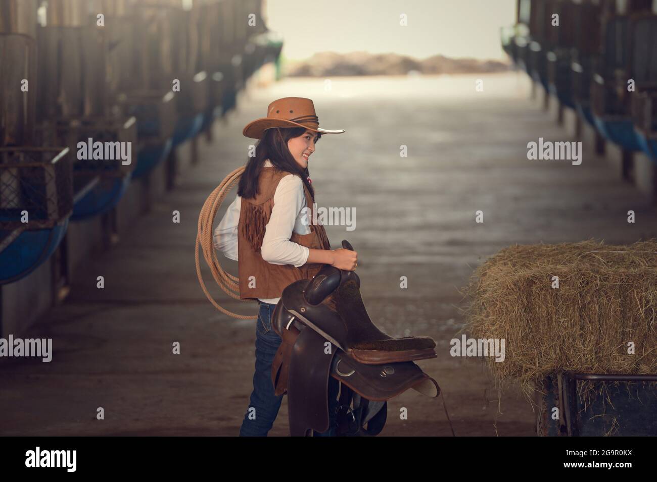 Sensual mature woman in intimate embrace after passion