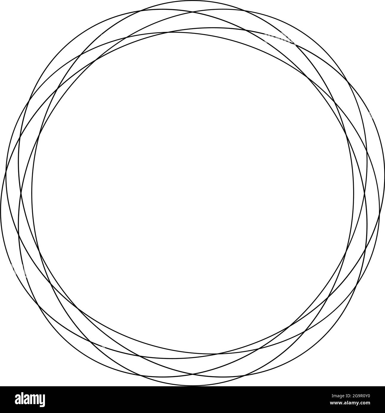 Scribble, doodle, sketchy and sketch circles – stock vector ...